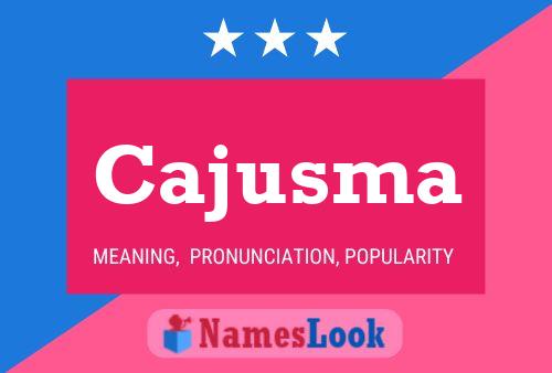 ملصق اسم Cajusma