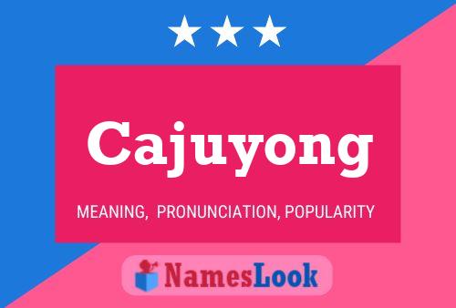 ملصق اسم Cajuyong