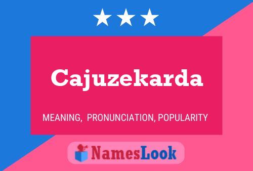 ملصق اسم Cajuzekarda