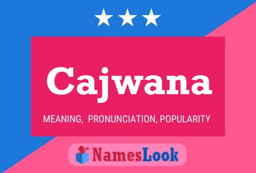 ملصق اسم Cajwana