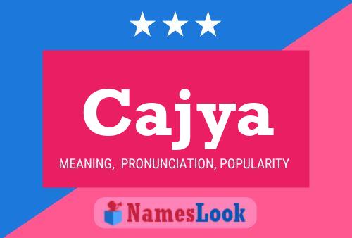 ملصق اسم Cajya