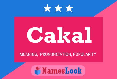 ملصق اسم Cakal