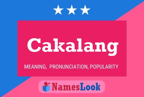 ملصق اسم Cakalang