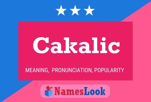 ملصق اسم Cakalic