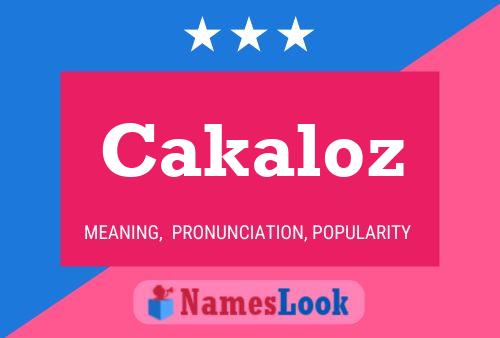 ملصق اسم Cakaloz