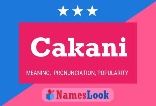 ملصق اسم Cakani