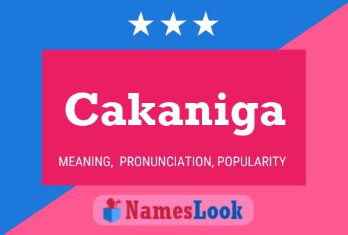 ملصق اسم Cakaniga