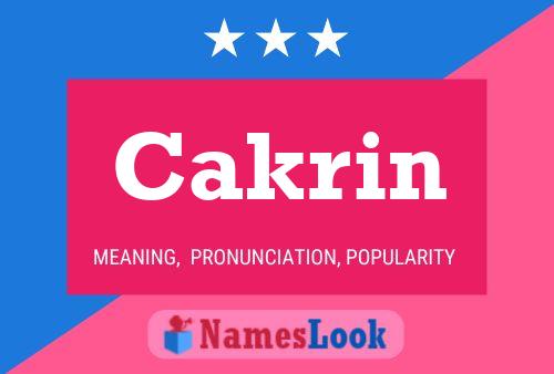 ملصق اسم Cakrin