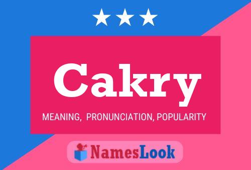 ملصق اسم Cakry