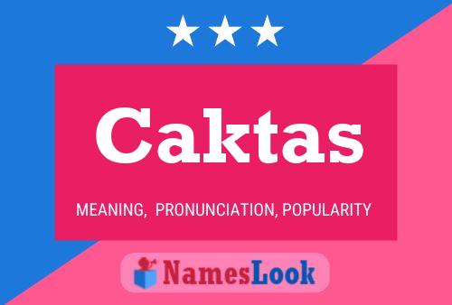 ملصق اسم Caktas