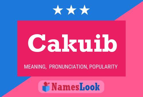 ملصق اسم Cakuib