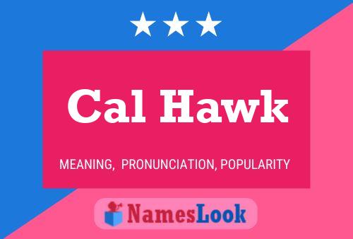 ملصق اسم Cal Hawk