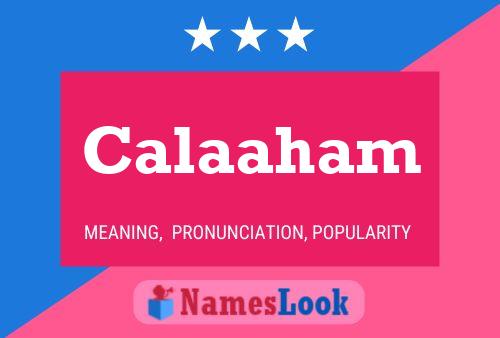 ملصق اسم Calaaham