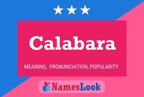 ملصق اسم Calabara