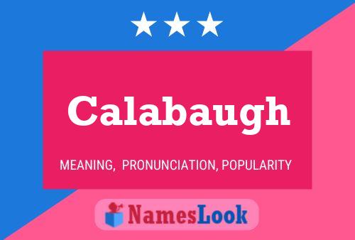 ملصق اسم Calabaugh