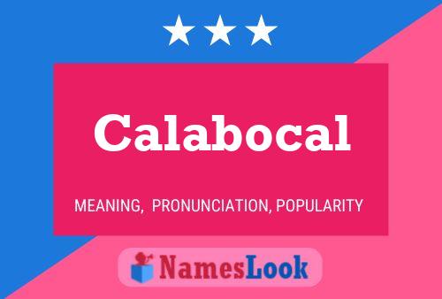 ملصق اسم Calabocal