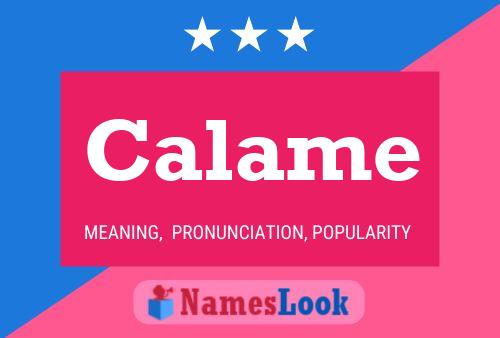 ملصق اسم Calame