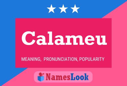 ملصق اسم Calameu