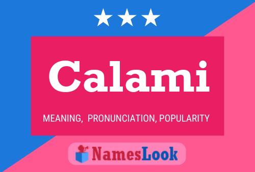 ملصق اسم Calami