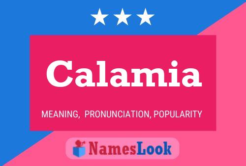 ملصق اسم Calamia