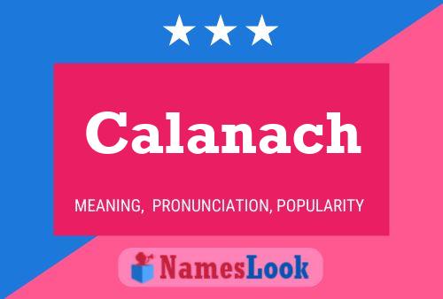 ملصق اسم Calanach