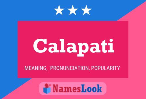 ملصق اسم Calapati