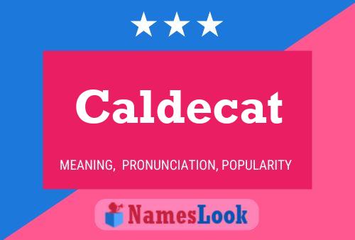 ملصق اسم Caldecat