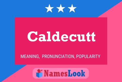 ملصق اسم Caldecutt