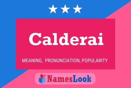 ملصق اسم Calderai