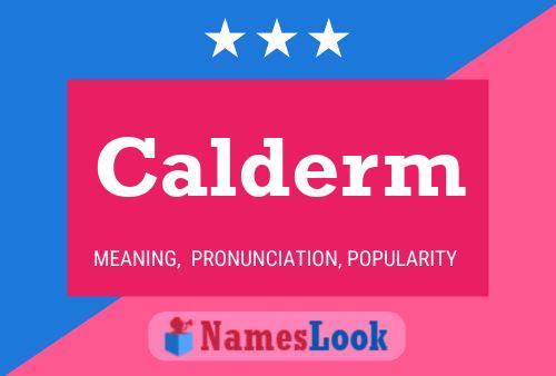 ملصق اسم Calderm