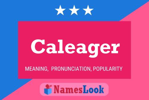 ملصق اسم Caleager