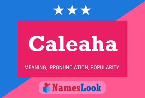 ملصق اسم Caleaha