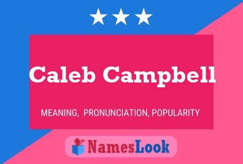 ملصق اسم Caleb Campbell