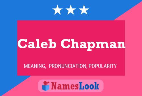 ملصق اسم Caleb Chapman