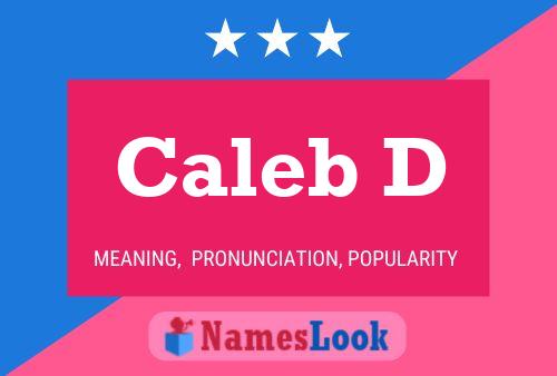 ملصق اسم Caleb D