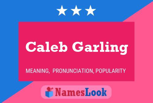 ملصق اسم Caleb Garling