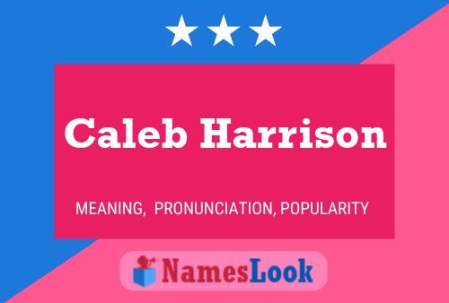 ملصق اسم Caleb Harrison