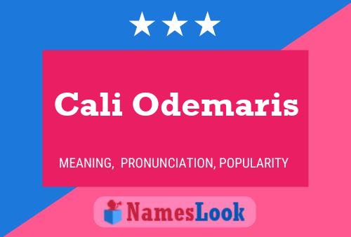 ملصق اسم Cali Odemaris