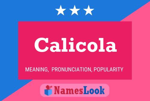 ملصق اسم Calicola