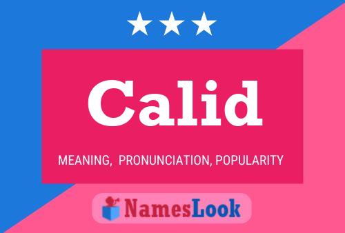 ملصق اسم Calid