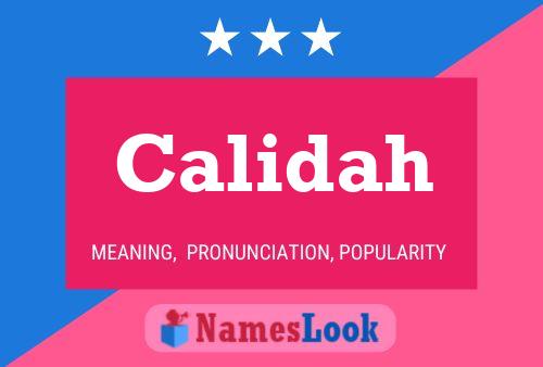 ملصق اسم Calidah