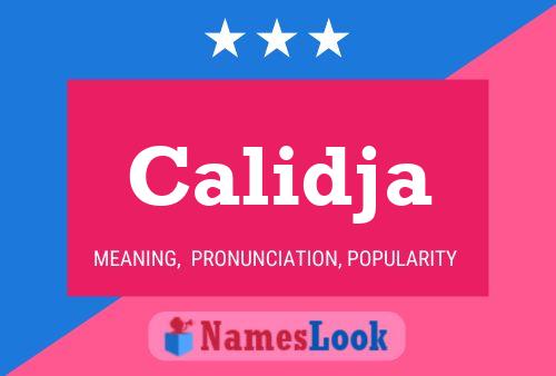 ملصق اسم Calidja