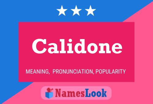 ملصق اسم Calidone