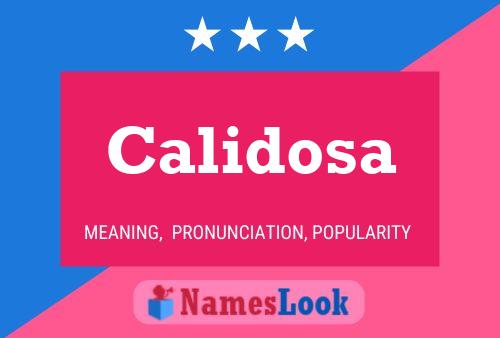 ملصق اسم Calidosa