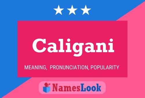 ملصق اسم Caligani