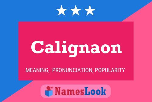 ملصق اسم Calignaon