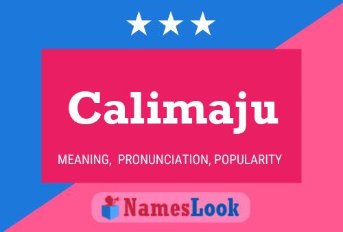 ملصق اسم Calimaju