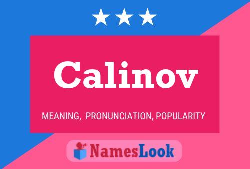 ملصق اسم Calinov