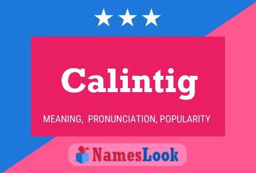 ملصق اسم Calintig