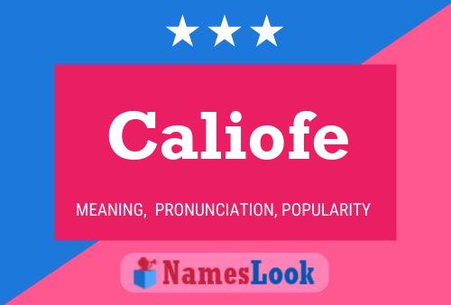 ملصق اسم Caliofe